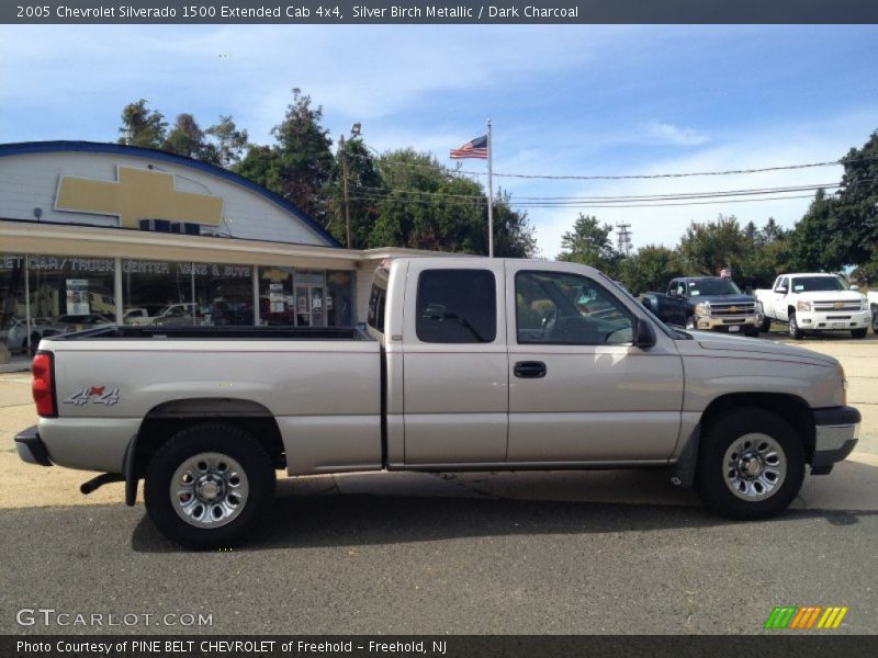 Silver Birch Metallic / Dark Charcoal 2005 Chevrolet Silverado 1500 Extended Cab 4x4