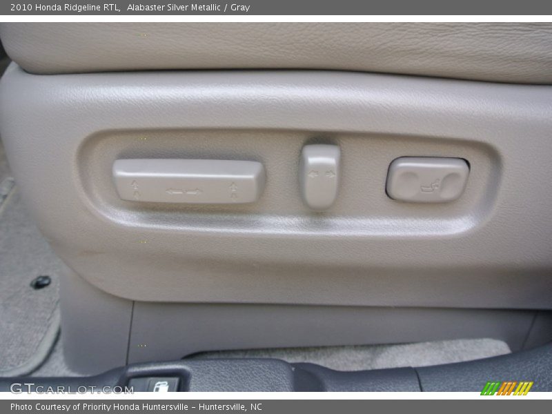 Alabaster Silver Metallic / Gray 2010 Honda Ridgeline RTL