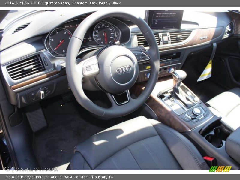 Phantom Black Pearl / Black 2014 Audi A6 3.0 TDI quattro Sedan
