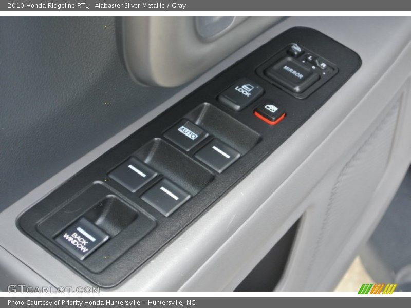 Alabaster Silver Metallic / Gray 2010 Honda Ridgeline RTL