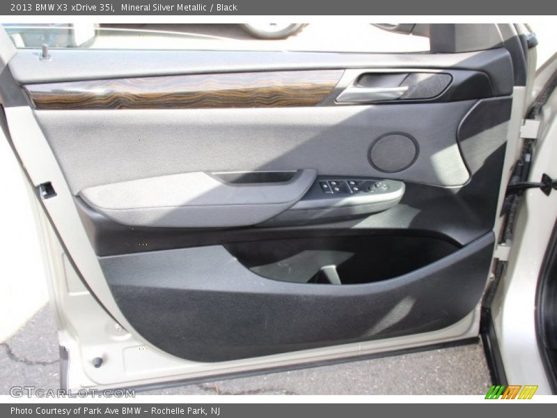 Mineral Silver Metallic / Black 2013 BMW X3 xDrive 35i