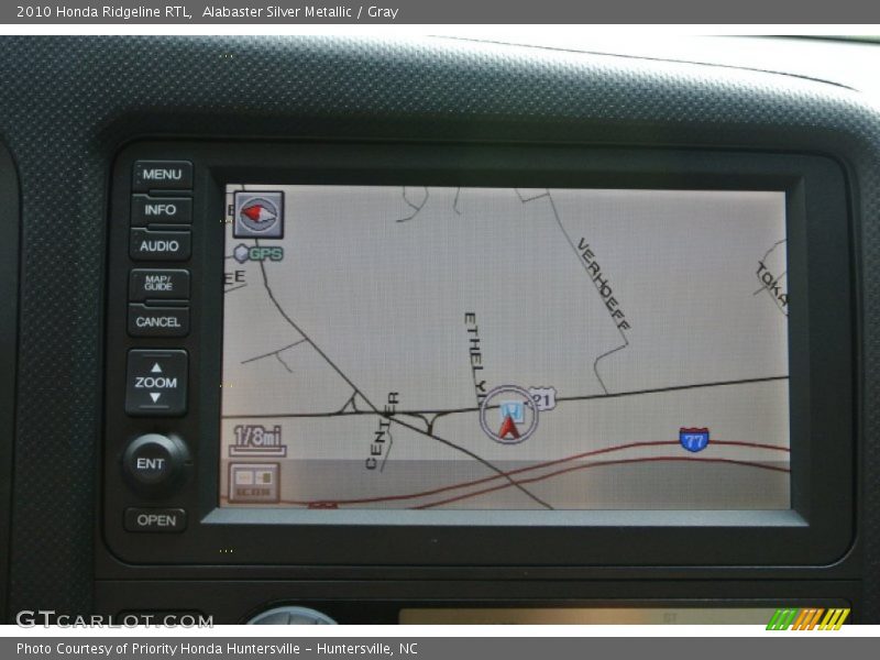 Alabaster Silver Metallic / Gray 2010 Honda Ridgeline RTL
