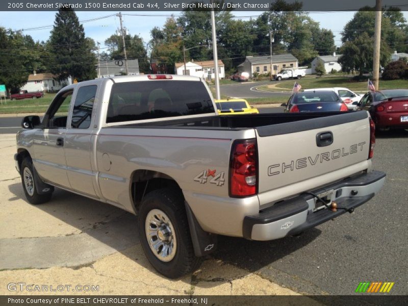 Silver Birch Metallic / Dark Charcoal 2005 Chevrolet Silverado 1500 Extended Cab 4x4