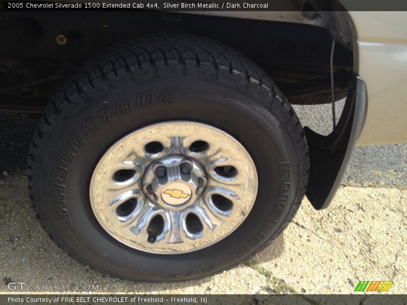 Silver Birch Metallic / Dark Charcoal 2005 Chevrolet Silverado 1500 Extended Cab 4x4