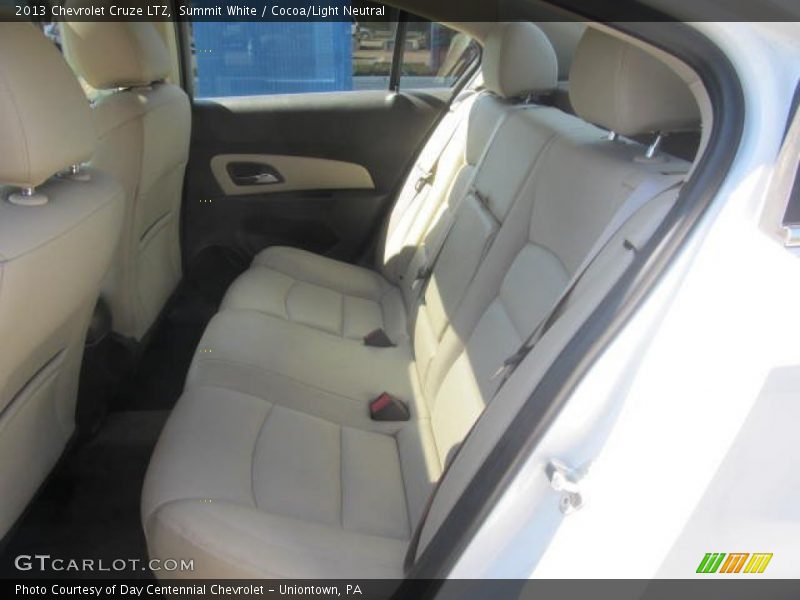 Summit White / Cocoa/Light Neutral 2013 Chevrolet Cruze LTZ