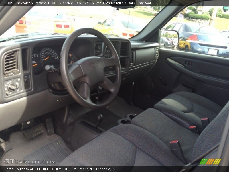 Silver Birch Metallic / Dark Charcoal 2005 Chevrolet Silverado 1500 Extended Cab 4x4