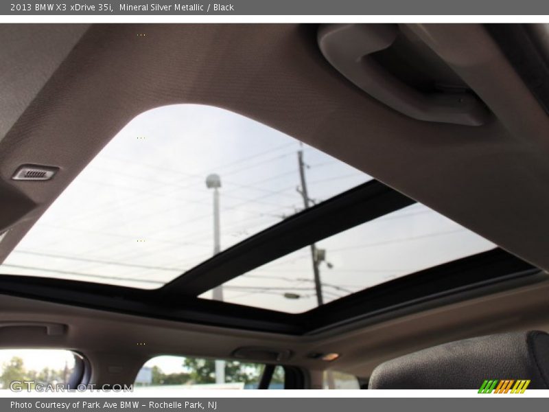 Mineral Silver Metallic / Black 2013 BMW X3 xDrive 35i