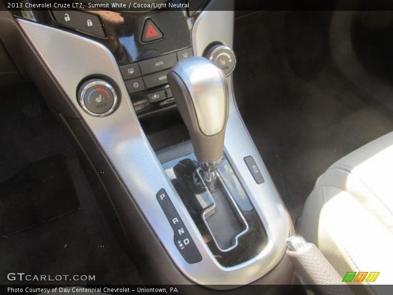 Summit White / Cocoa/Light Neutral 2013 Chevrolet Cruze LTZ