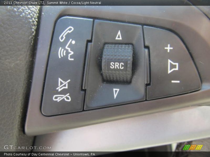 Summit White / Cocoa/Light Neutral 2013 Chevrolet Cruze LTZ