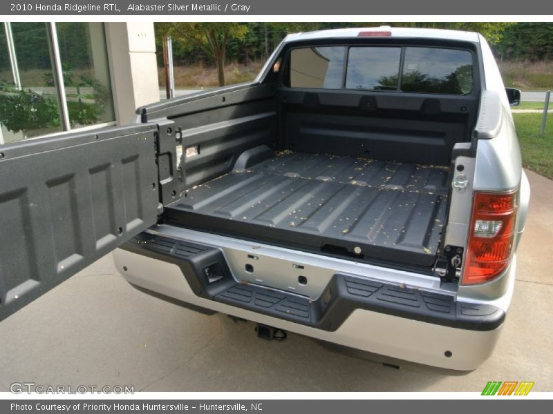 Alabaster Silver Metallic / Gray 2010 Honda Ridgeline RTL