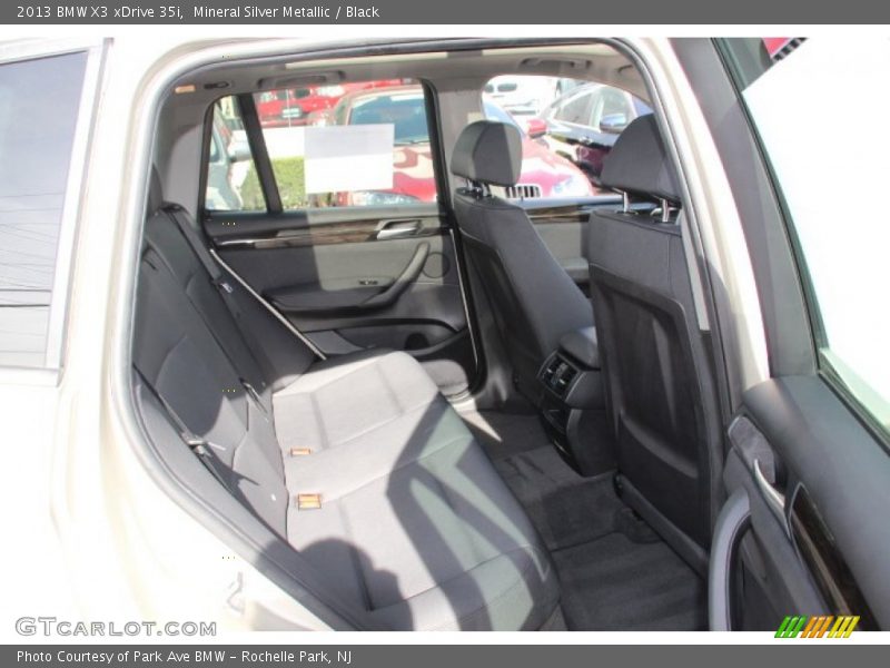 Mineral Silver Metallic / Black 2013 BMW X3 xDrive 35i