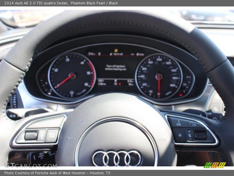 Phantom Black Pearl / Black 2014 Audi A6 3.0 TDI quattro Sedan