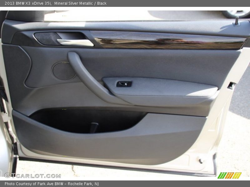 Mineral Silver Metallic / Black 2013 BMW X3 xDrive 35i