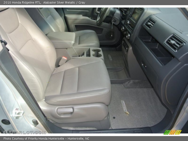 Alabaster Silver Metallic / Gray 2010 Honda Ridgeline RTL