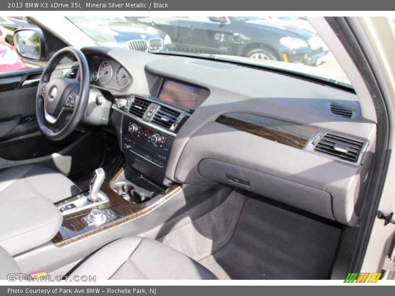 Mineral Silver Metallic / Black 2013 BMW X3 xDrive 35i