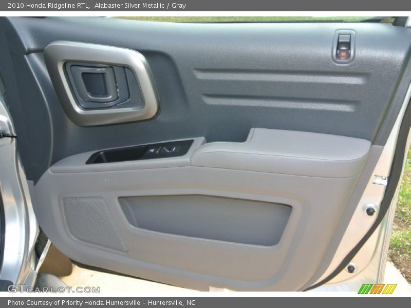 Alabaster Silver Metallic / Gray 2010 Honda Ridgeline RTL