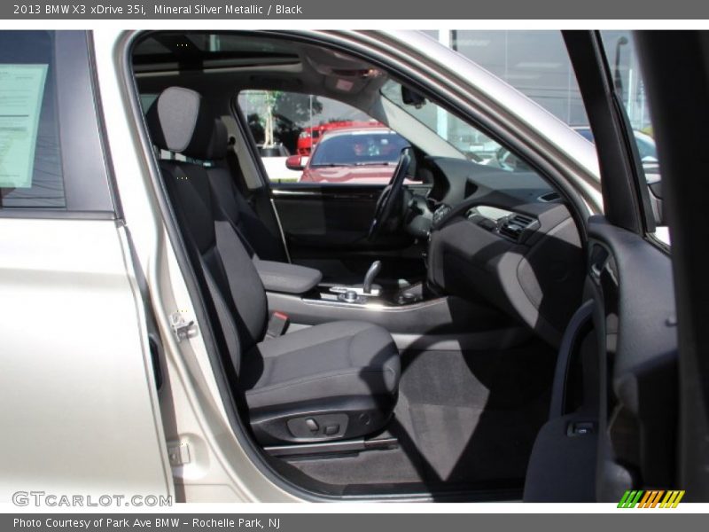 Mineral Silver Metallic / Black 2013 BMW X3 xDrive 35i