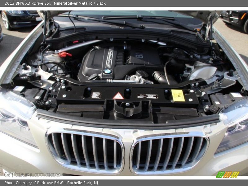 Mineral Silver Metallic / Black 2013 BMW X3 xDrive 35i