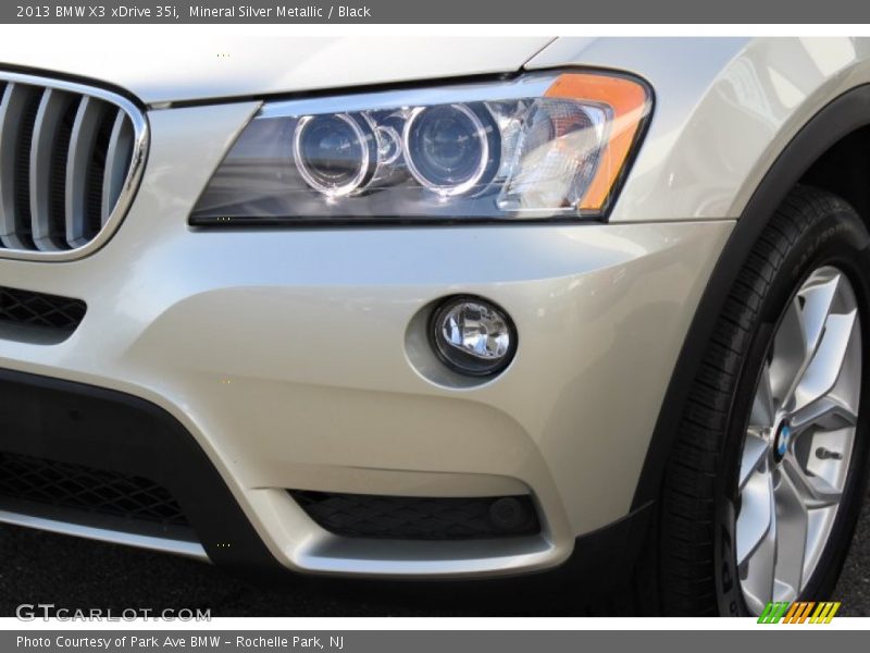 Mineral Silver Metallic / Black 2013 BMW X3 xDrive 35i