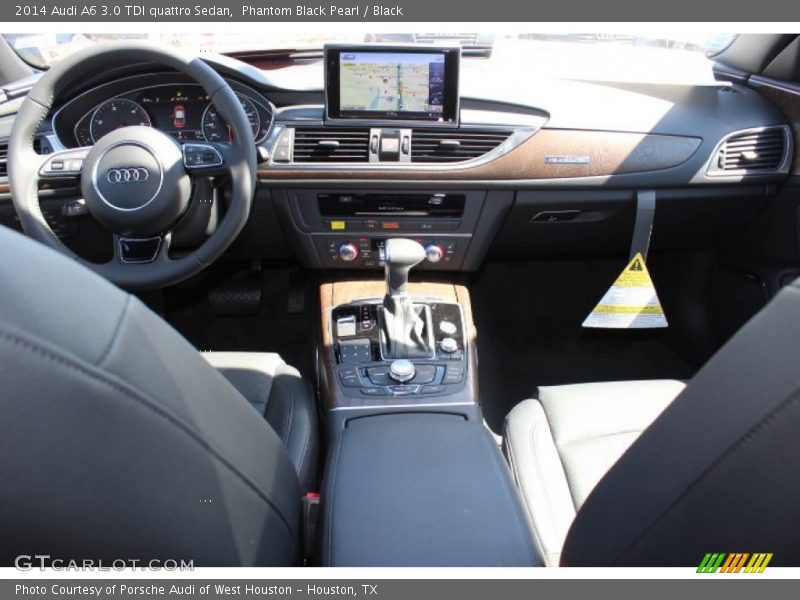 Phantom Black Pearl / Black 2014 Audi A6 3.0 TDI quattro Sedan