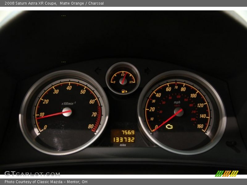  2008 Astra XR Coupe XR Coupe Gauges