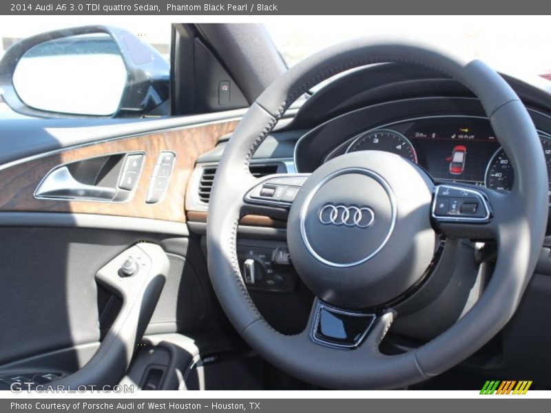 Phantom Black Pearl / Black 2014 Audi A6 3.0 TDI quattro Sedan