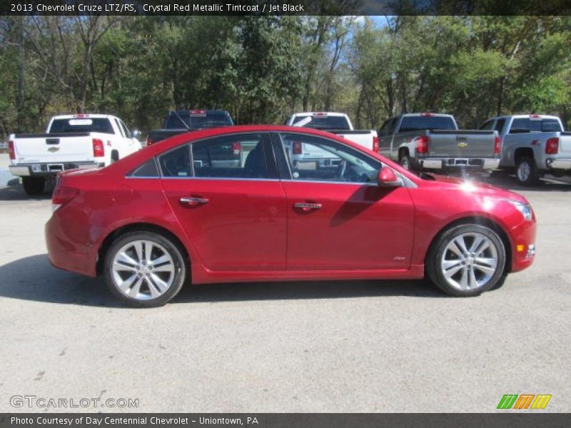 Crystal Red Metallic Tintcoat / Jet Black 2013 Chevrolet Cruze LTZ/RS