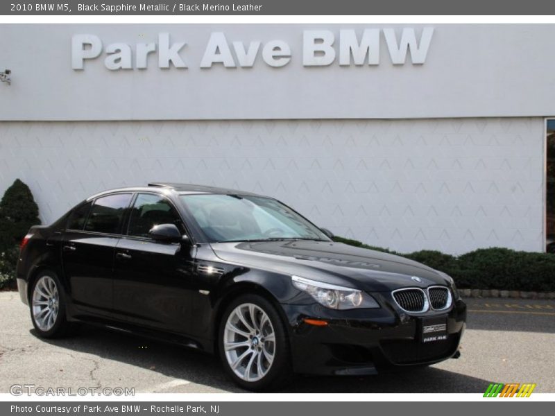 Black Sapphire Metallic / Black Merino Leather 2010 BMW M5