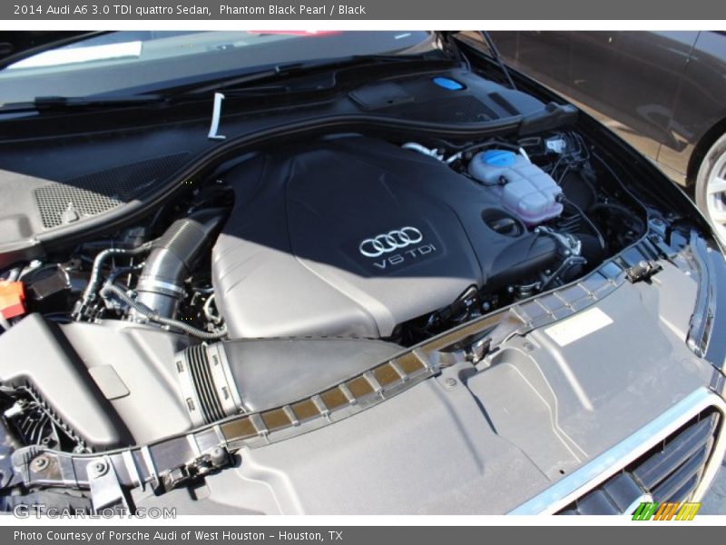 Phantom Black Pearl / Black 2014 Audi A6 3.0 TDI quattro Sedan