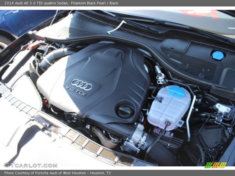 Phantom Black Pearl / Black 2014 Audi A6 3.0 TDI quattro Sedan