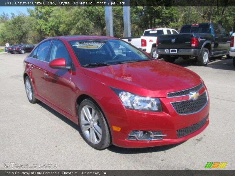 Crystal Red Metallic Tintcoat / Jet Black 2013 Chevrolet Cruze LTZ/RS