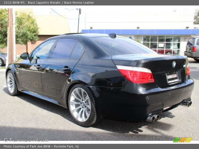 Black Sapphire Metallic / Black Merino Leather 2010 BMW M5