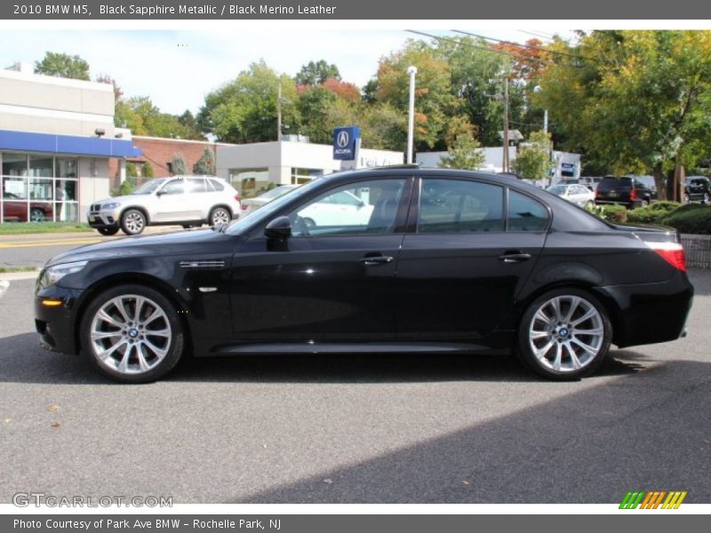 Black Sapphire Metallic / Black Merino Leather 2010 BMW M5
