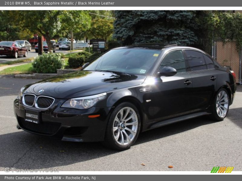Black Sapphire Metallic / Black Merino Leather 2010 BMW M5