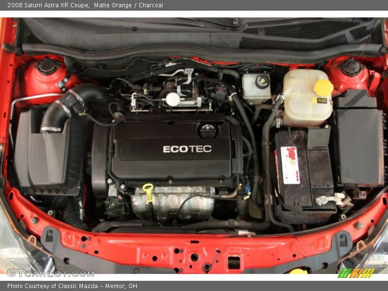  2008 Astra XR Coupe Engine - 1.8 Liter DOHC 16-Valve VVT 4 Cylinder