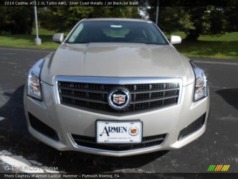 Silver Coast Metallic / Jet Black/Jet Black 2014 Cadillac ATS 2.0L Turbo AWD