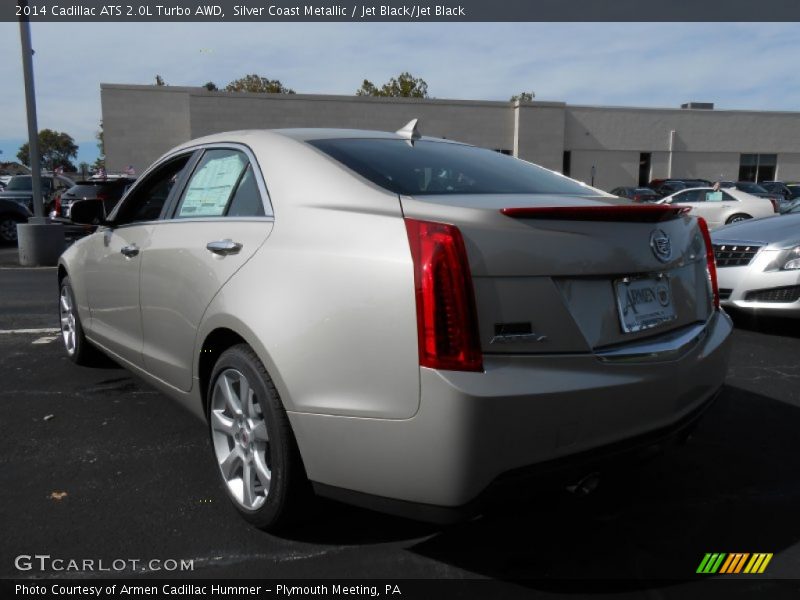 Silver Coast Metallic / Jet Black/Jet Black 2014 Cadillac ATS 2.0L Turbo AWD