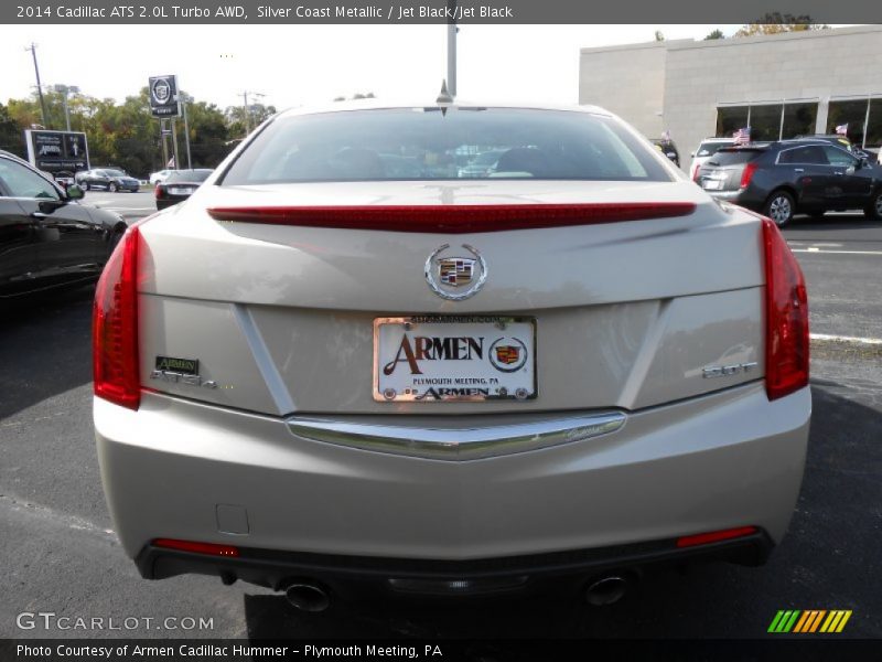 Silver Coast Metallic / Jet Black/Jet Black 2014 Cadillac ATS 2.0L Turbo AWD