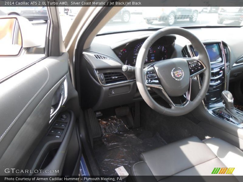 Silver Coast Metallic / Jet Black/Jet Black 2014 Cadillac ATS 2.0L Turbo AWD