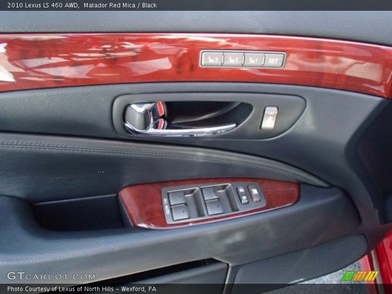 Matador Red Mica / Black 2010 Lexus LS 460 AWD