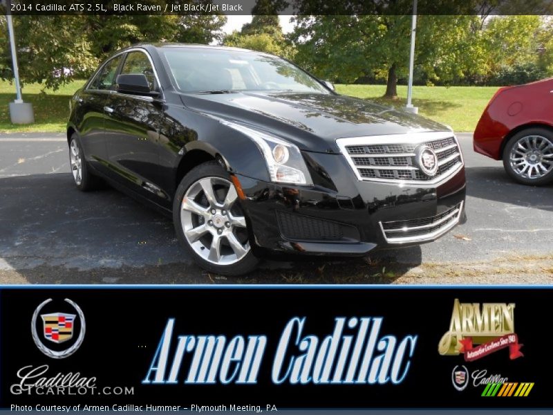 Black Raven / Jet Black/Jet Black 2014 Cadillac ATS 2.5L