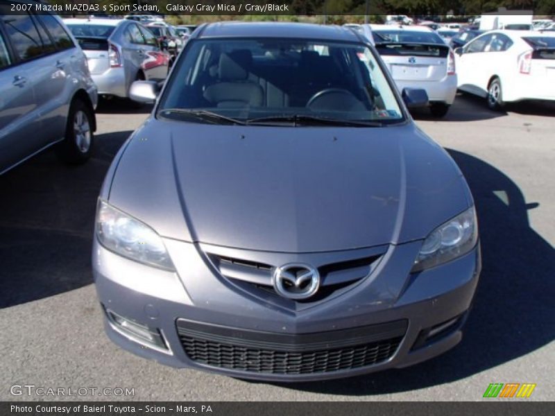 Galaxy Gray Mica / Gray/Black 2007 Mazda MAZDA3 s Sport Sedan