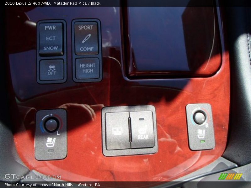 Matador Red Mica / Black 2010 Lexus LS 460 AWD