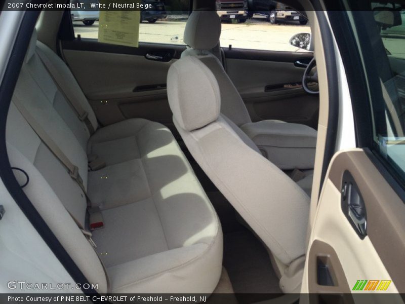 White / Neutral Beige 2007 Chevrolet Impala LT