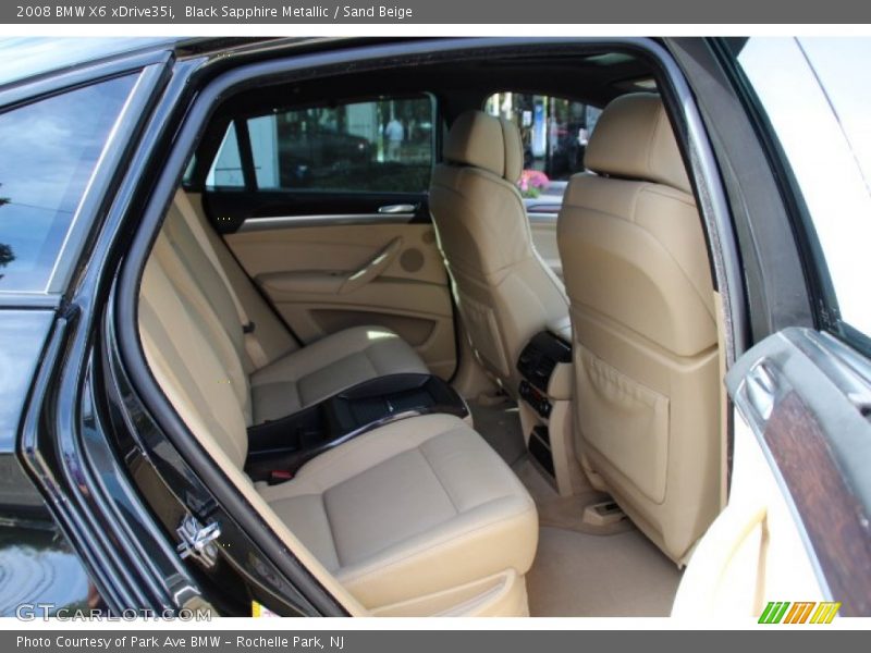 Black Sapphire Metallic / Sand Beige 2008 BMW X6 xDrive35i