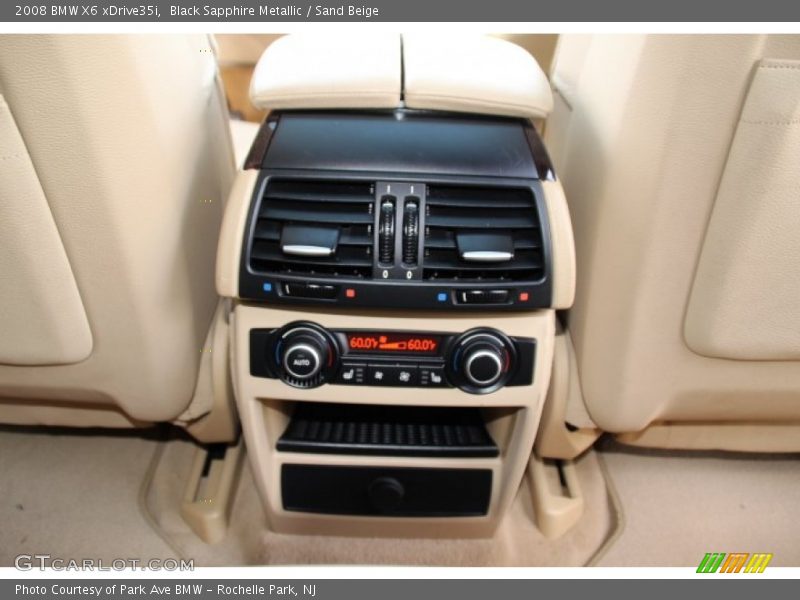 Black Sapphire Metallic / Sand Beige 2008 BMW X6 xDrive35i
