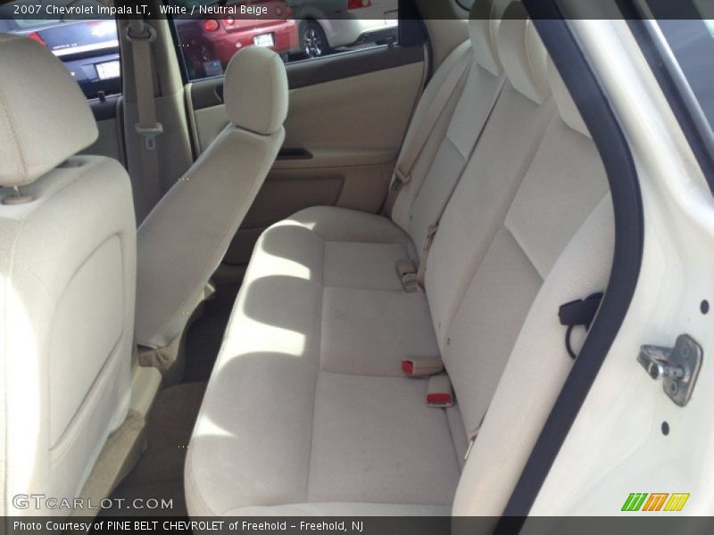 White / Neutral Beige 2007 Chevrolet Impala LT