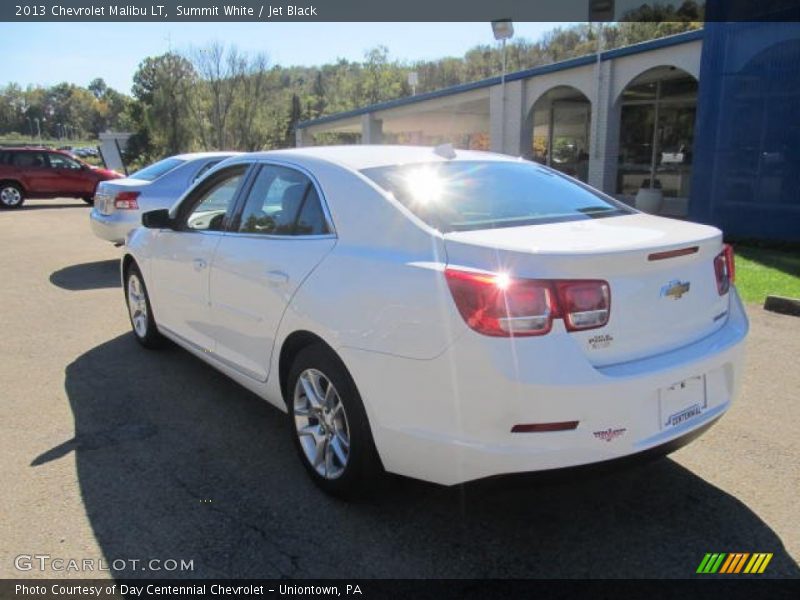 Summit White / Jet Black 2013 Chevrolet Malibu LT