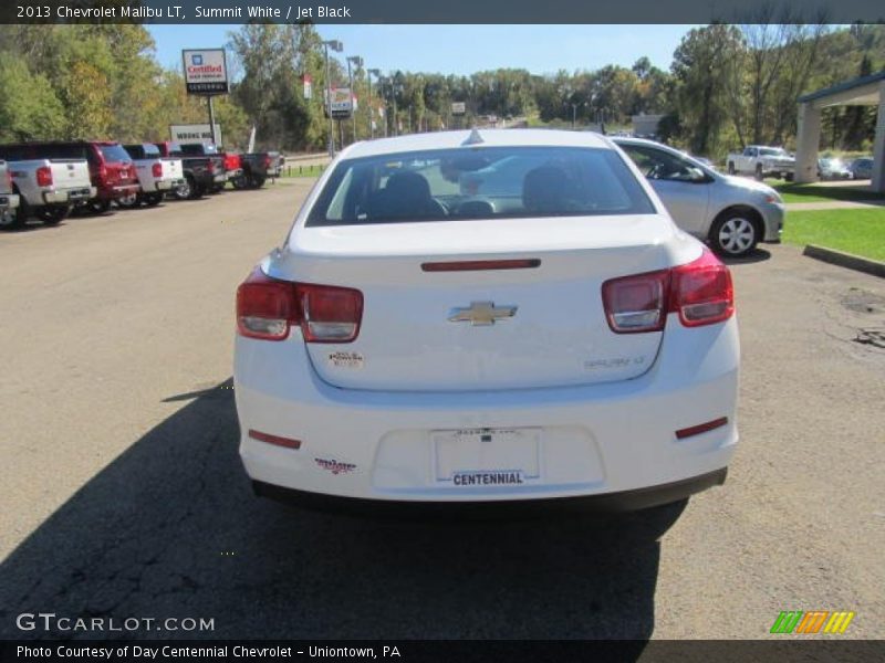 Summit White / Jet Black 2013 Chevrolet Malibu LT