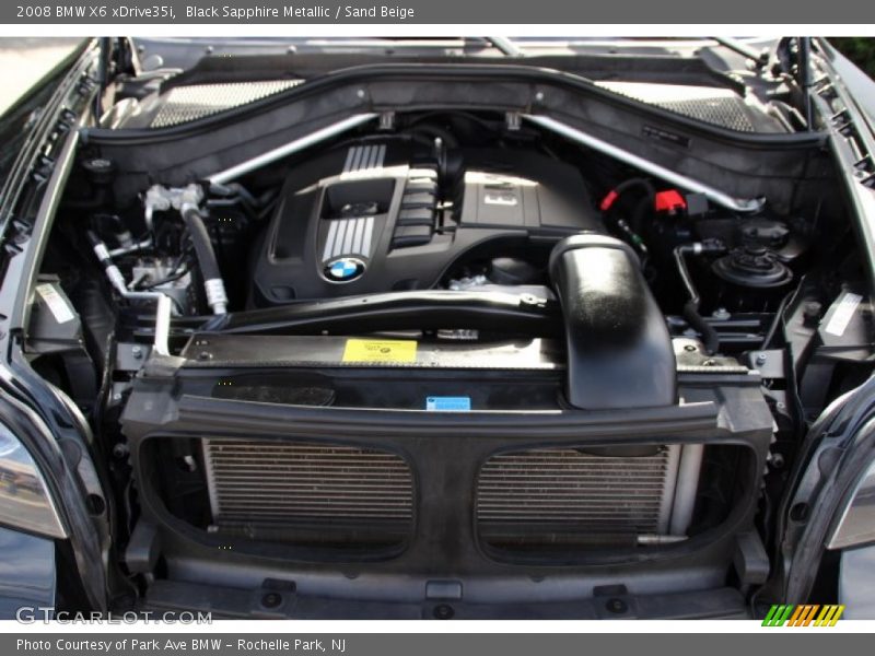 Black Sapphire Metallic / Sand Beige 2008 BMW X6 xDrive35i